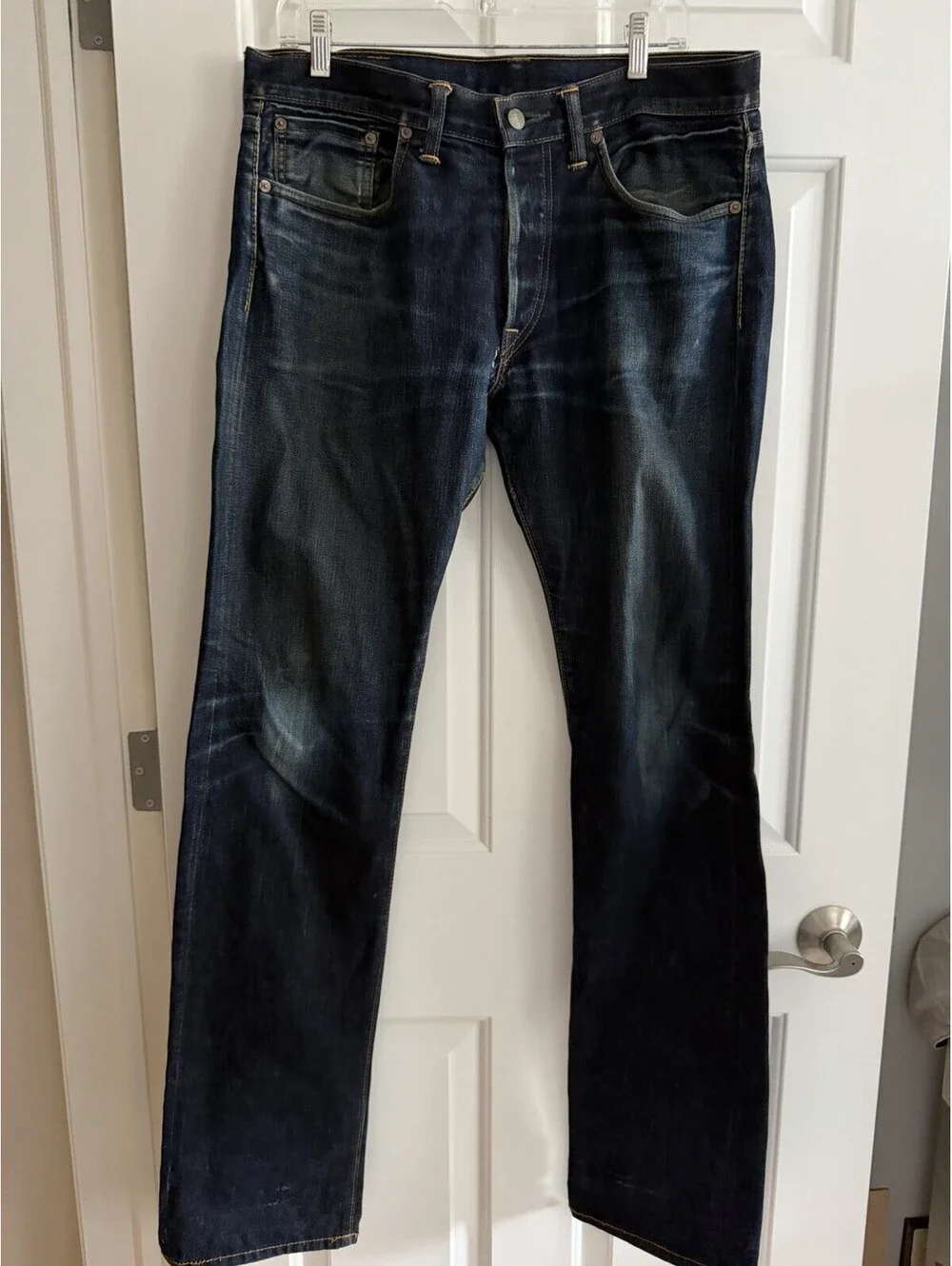 RRL Selvedge Denim Jeans 32x34 Straight Leg Men's Japan Selvedge Made in USA